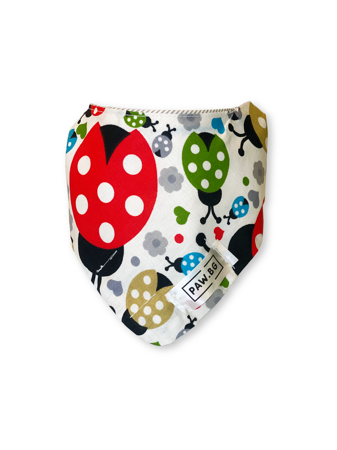 Dog Bandana Ladybugs