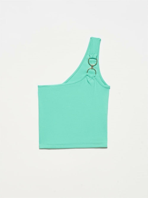 One Shoulder Crop Top