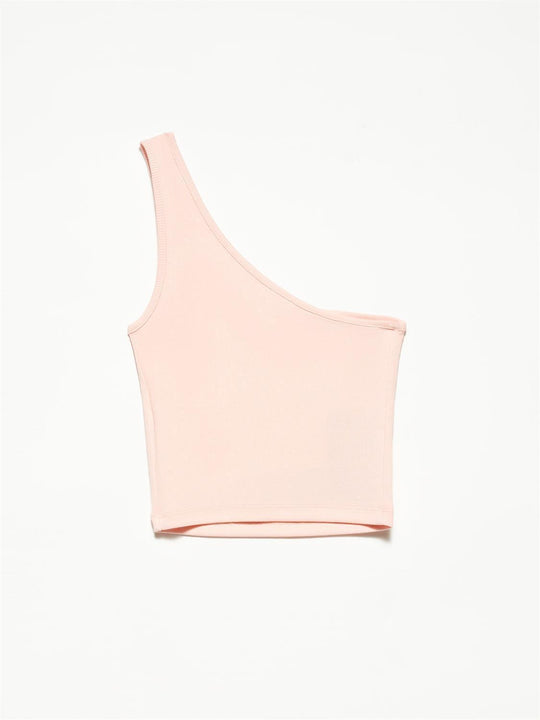 One Shoulder Crop Top