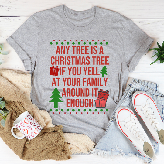 Any Tree Is A Christmas Tree Tee