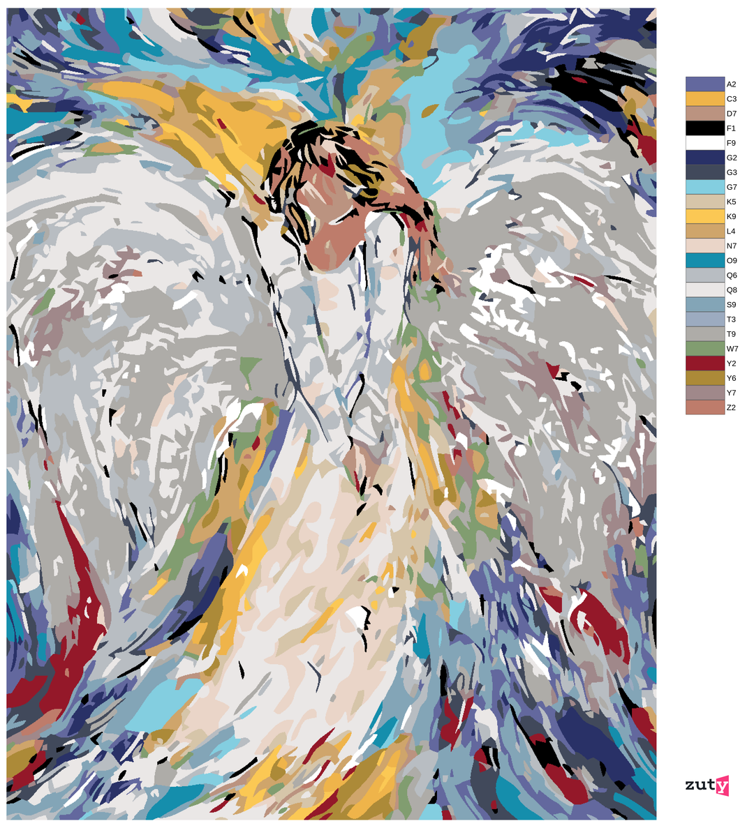 Paint by Numbers - ANGELIC WOMAN