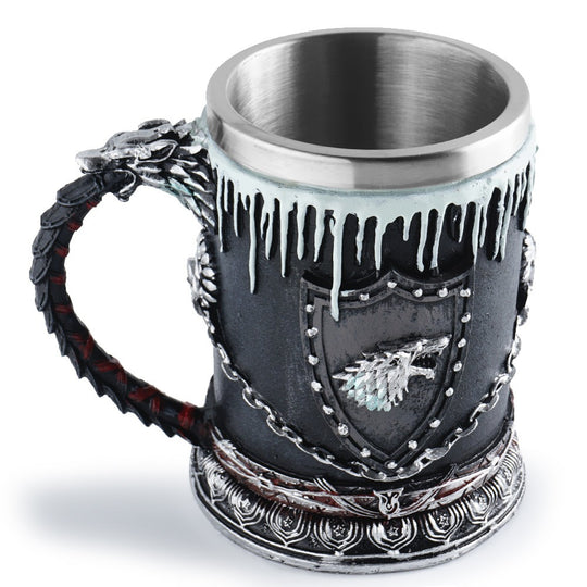 Song of Ice and Fire Mug Beer Cup Stainless Steel Whiskey Cup