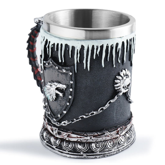 Song of Ice and Fire Mug Beer Cup Stainless Steel Whiskey Cup