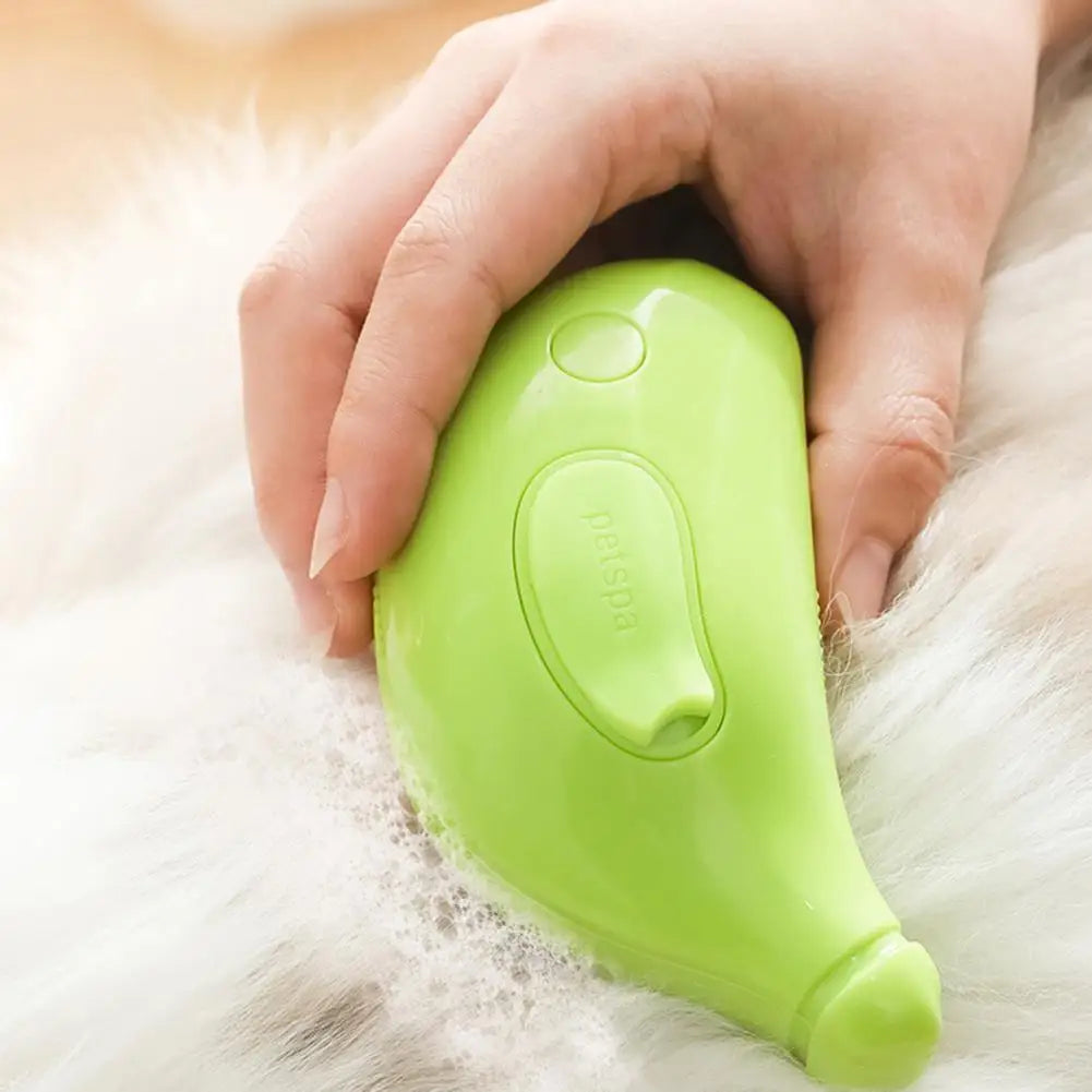 Grooming Brush for Pets Multifunctional Pet Grooming Tool Banana Shape Steamy Cat Brush for Hair Removal Grooming Pet for Pets