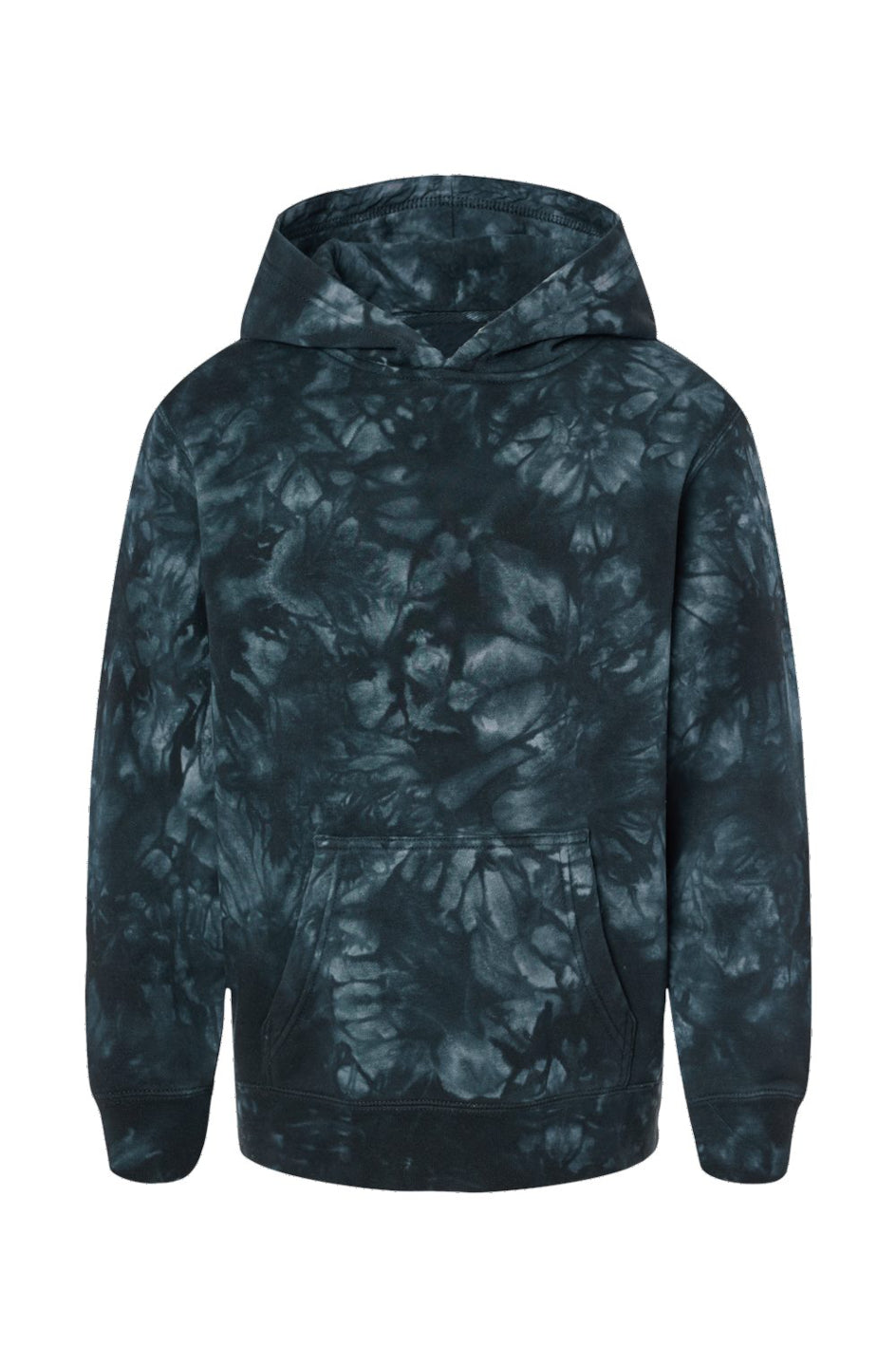 Youth Black Tie Dye Hoodie