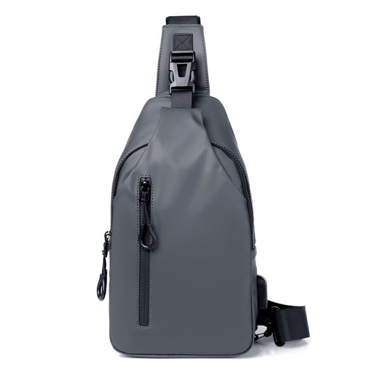 Bolso de mensajero de gran capacidad para exteriores, bolso de pecho para hombre, bolso de hombro Simple a la moda para hombre