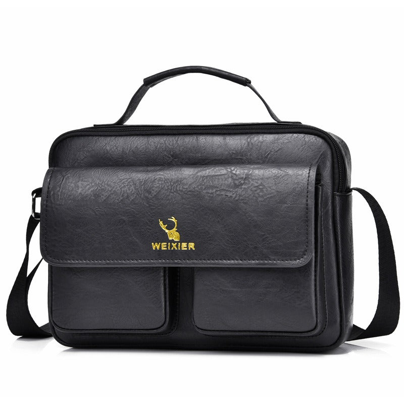 Herren Business Satchel Single Shoulder Bag Cross Body Große Kapazität Single Shoulder Freizeittasche Messenger Bag