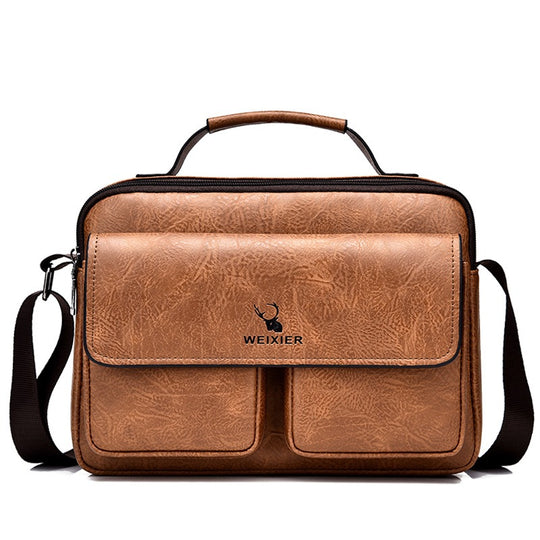 Herren Business Satchel Single Shoulder Bag Cross Body Große Kapazität Single Shoulder Freizeittasche Messenger Bag