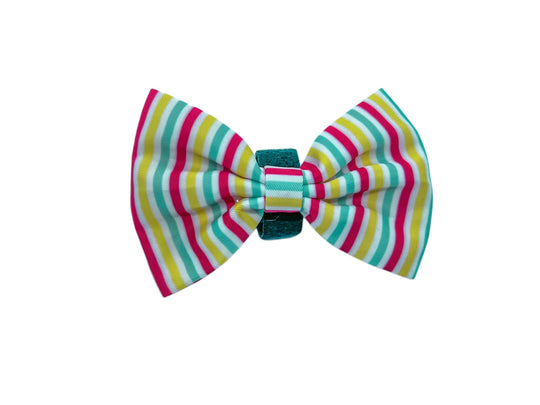 Beach Bum Bow Tie: Beach Towel Stripes