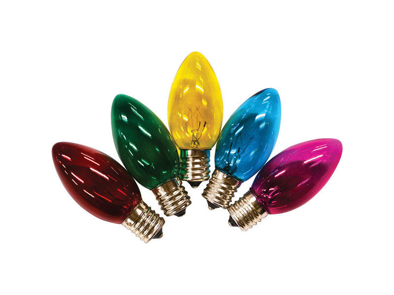 Holiday Bright Lights 9760984 C9 Christmas Light Bulbs, Multi Colo