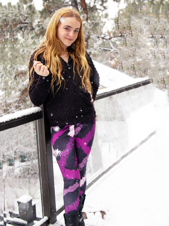 Girls Printed Leggings - Anitra | Limeapple