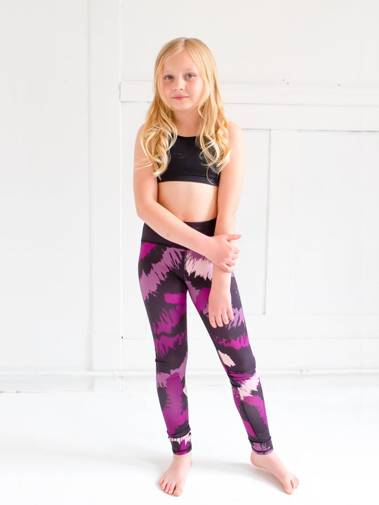 Girls Printed Leggings - Anitra | Limeapple