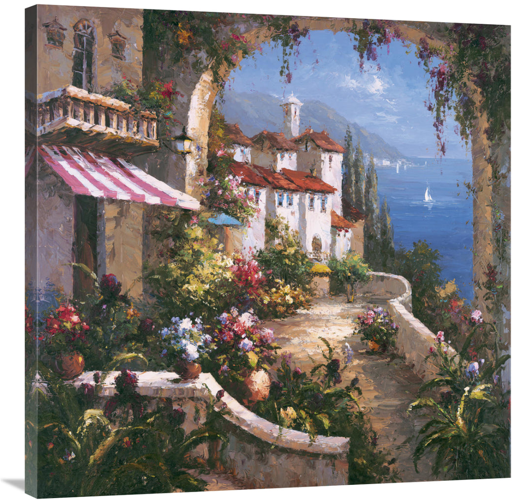 Global Gallery GCS-124186-3636-142 36 x 36 Zoll Mediterranean Arches I