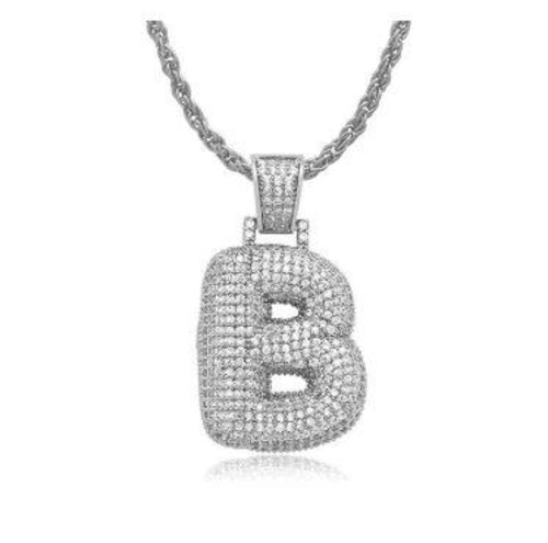 PIPE Rhodium HH Bubble Letter | D916511