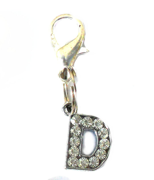 A-Z Crystal Letter Pet Charms