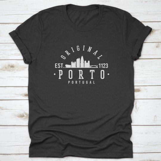 Porto, Portugal City Architecture Skyline Original 1123 Illustration