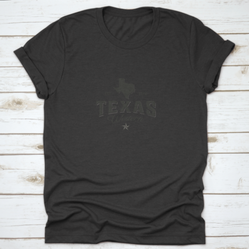 Established 2022 Western Texas Map Logo Vintage Vector Symbol