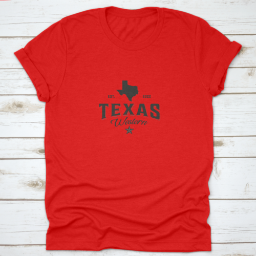 Established 2022 Western Texas Map Logo Vintage Vector Symbol