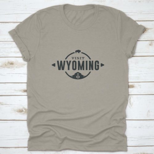 Visita Wyoming Estado Estados Unidos Viaje Lugar Destino Cool Shirt