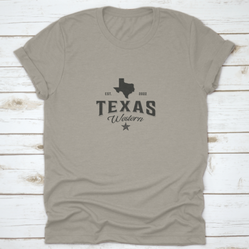 Establecido 2022 Logotipo Del Mapa Del Oeste De Texas Símbolo Vectorial Vintage