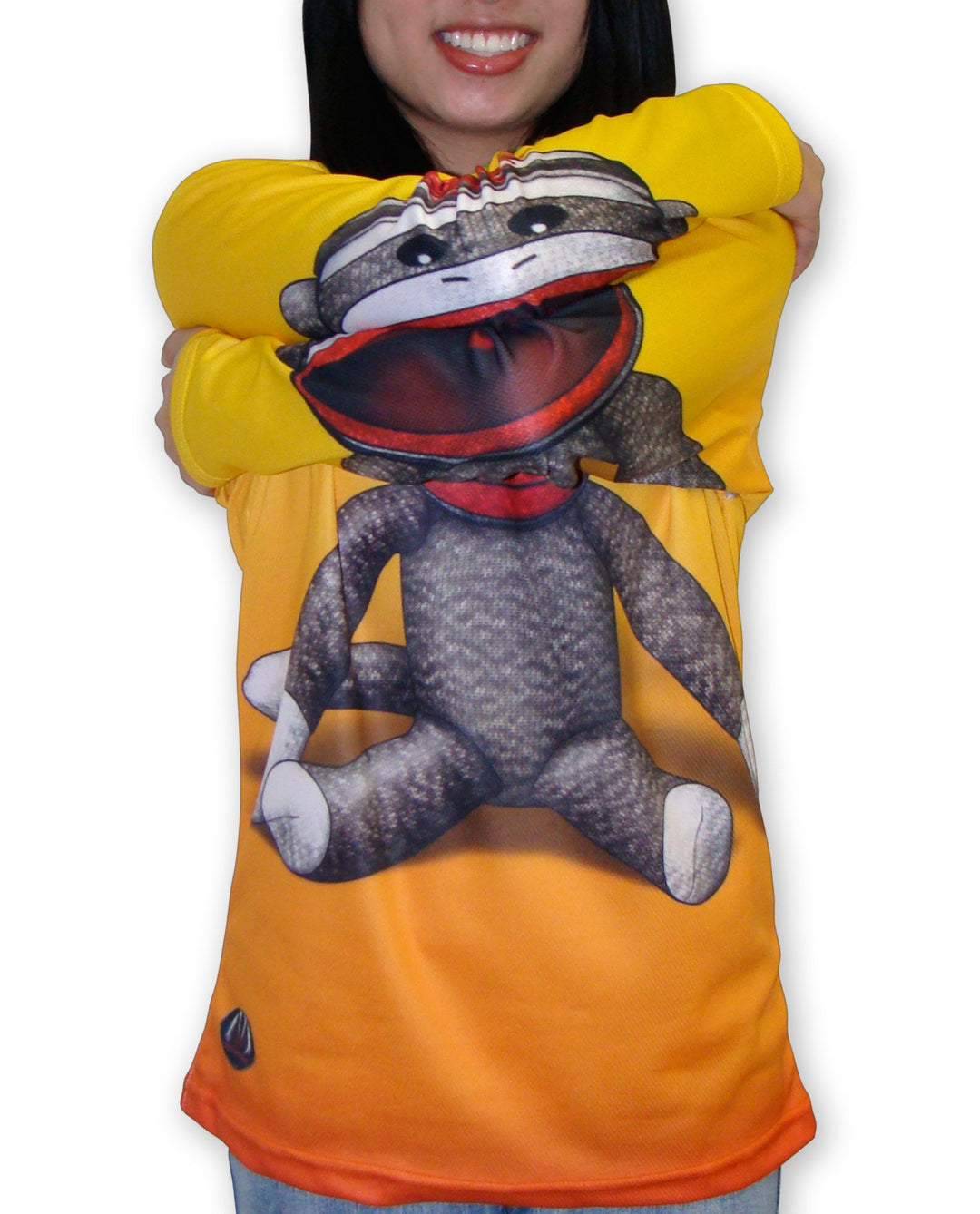 SOCK MONKEY Hoodie Chomp Shirt by MOUTHMAN®