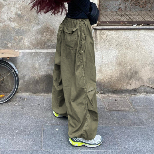 Streetwear Joggers Baggy Trousers Loose Wide Leg Women Punk Sweatpants