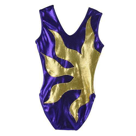 O3GL015 Obersee Girls Gymnastics Leotards One-Piece Athletic