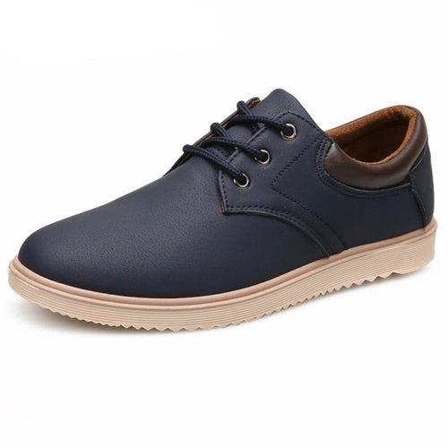 Lässige flache Oxford-Sneaker für Herren