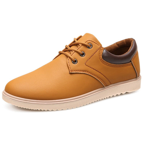 Lässige flache Oxford-Sneaker für Herren