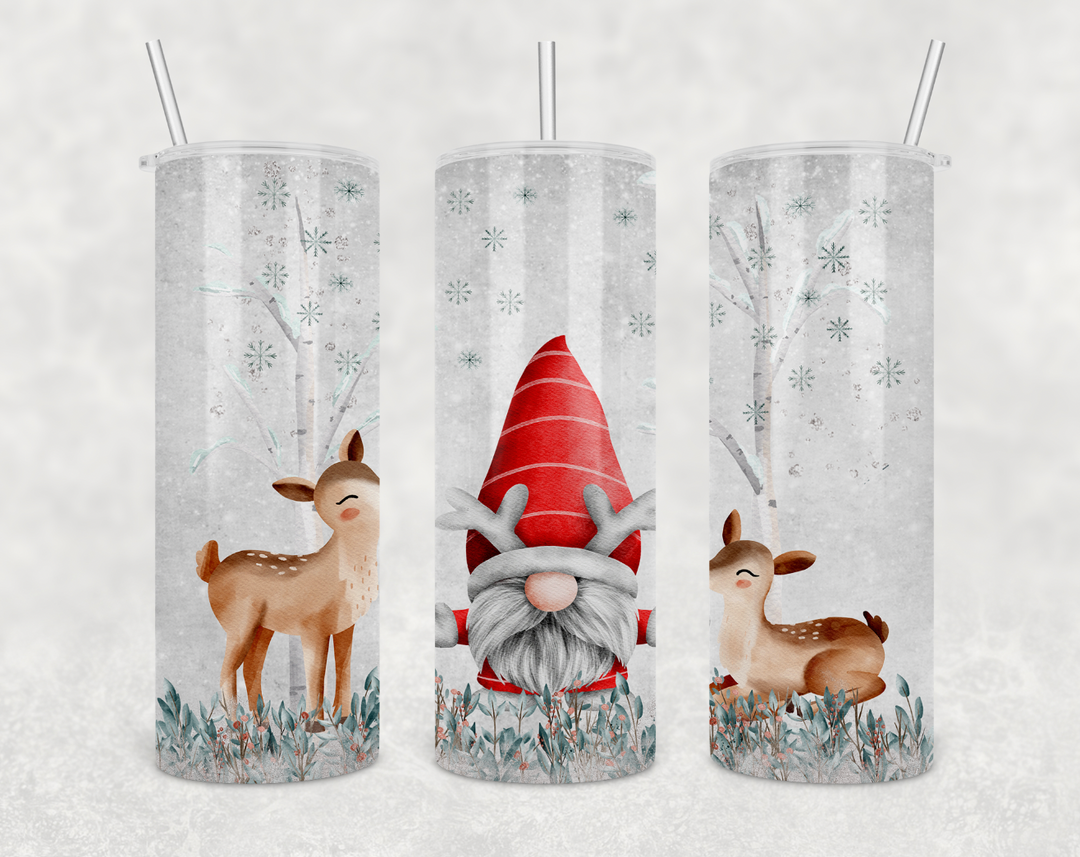 Weihnachtszwerg Hirsch 20oz Skinny Tumbler