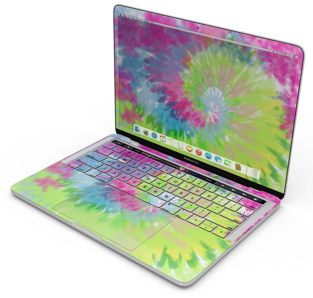 Spiral Tie Dye V7 – Skin-Aufkleber-Wickelset, kompatibel mit dem Apple