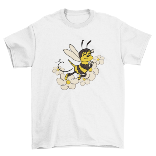 Cute bee t-shirt design