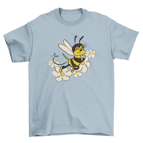 Cute bee t-shirt design