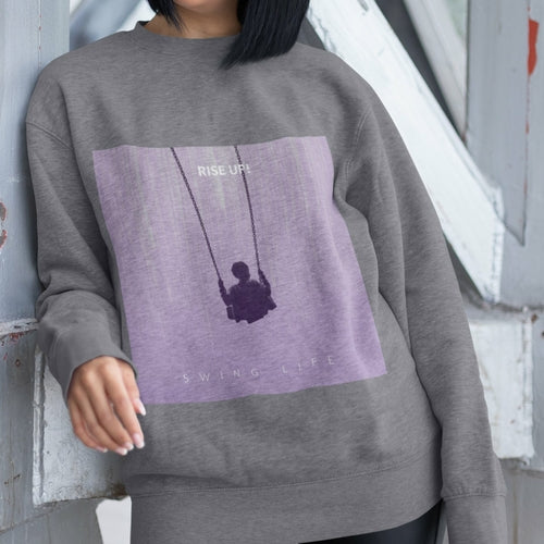 Womens Purple Logo Sweatshirt