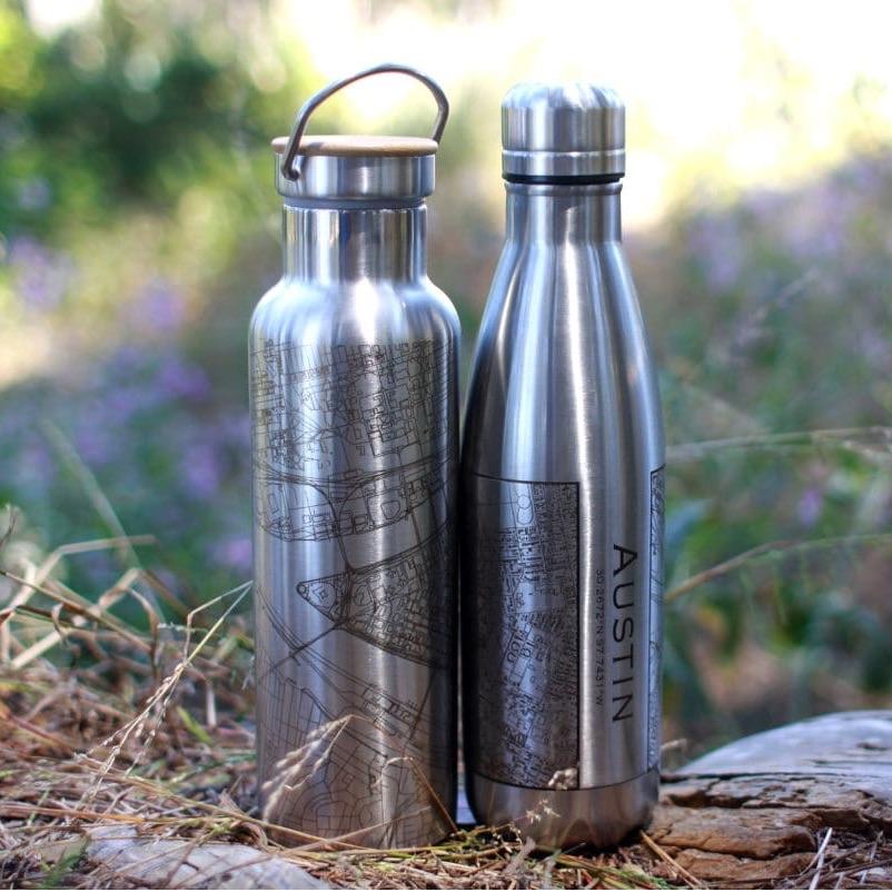 Andalusia - Alabama Map Insulated Bottle