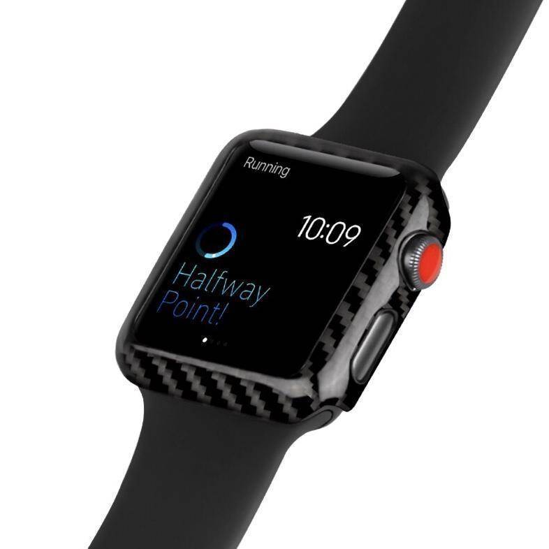 Echtes Carbonfasergehäuse für die Apple Watch 