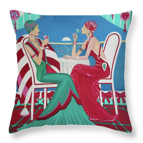 Christmas Cruisin - Throw Pillow