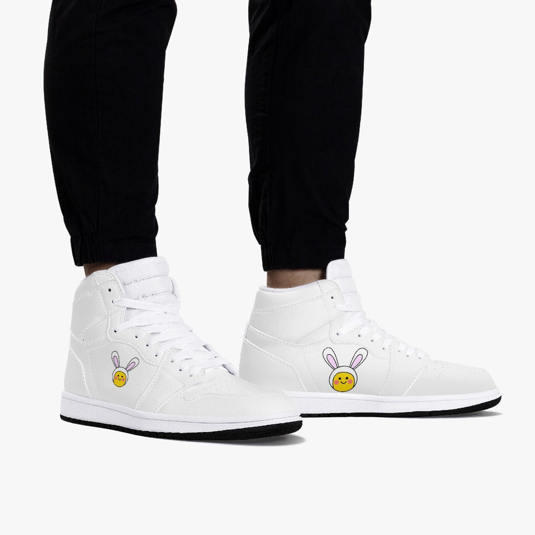 Jacki Easlick Lux Bunny High-Top-Ledersneaker 