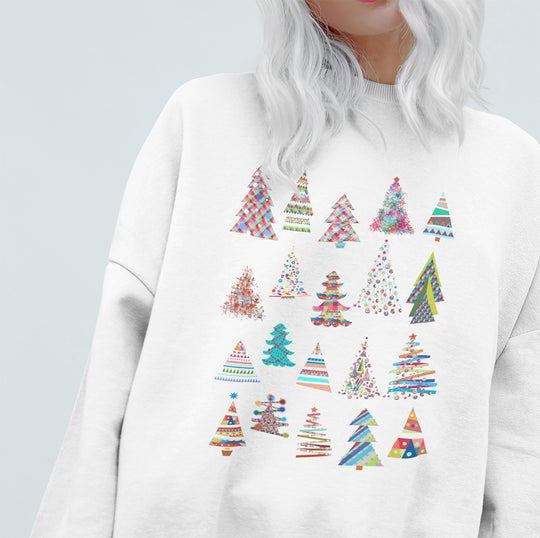 Damen-Sweatshirt „The Christmas Tree“.