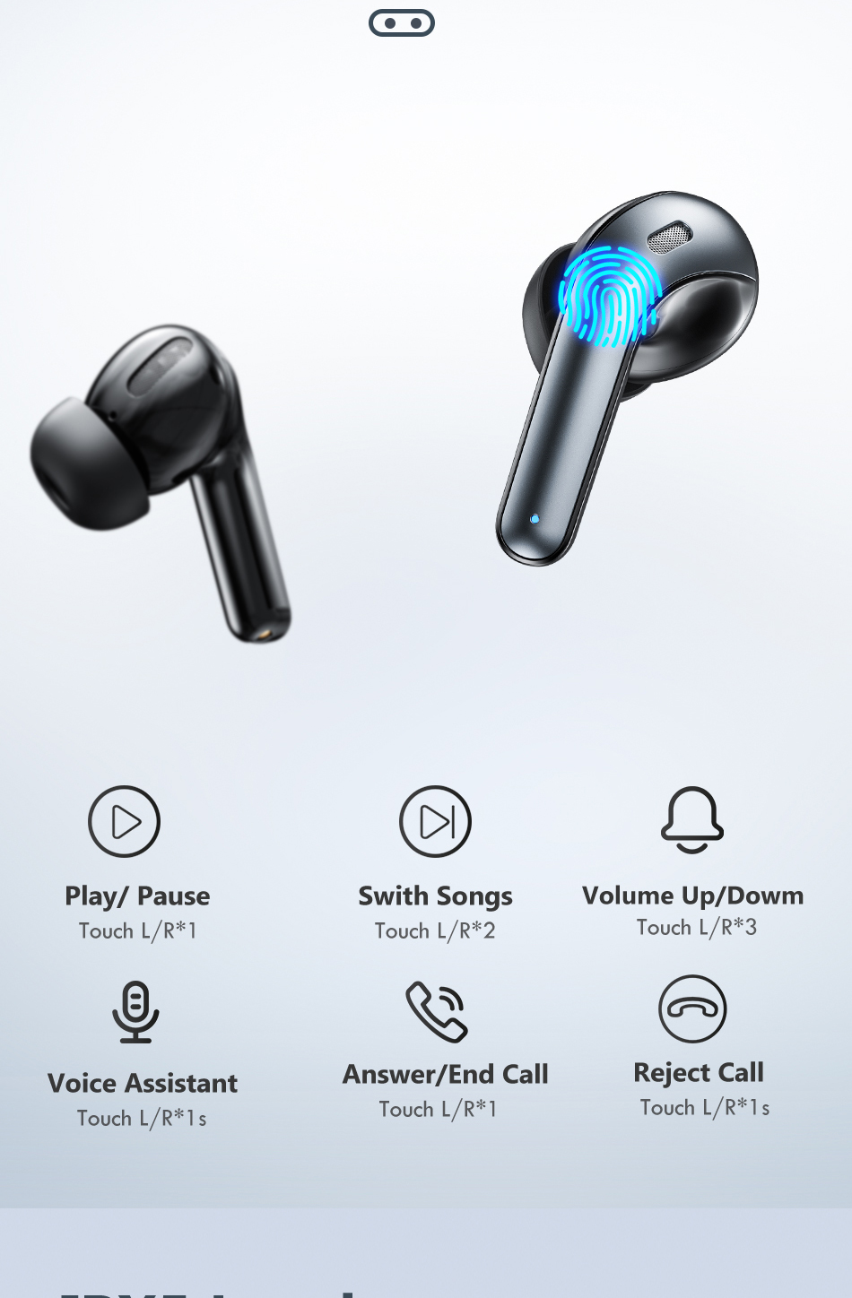 Auriculares LED TWS Auriculares Bluetooth 5.0 para Huawei Iphone