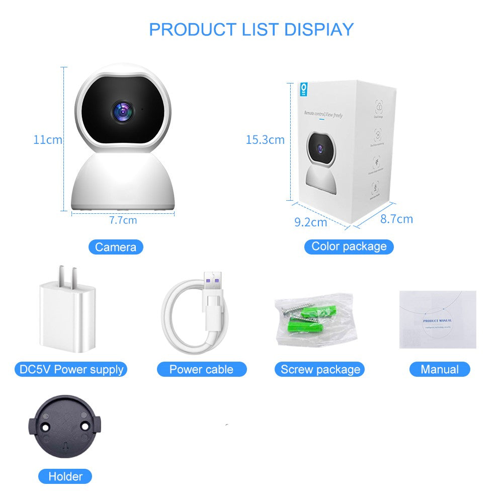 1080P Home Security Indoor Wireless IP-Kamera