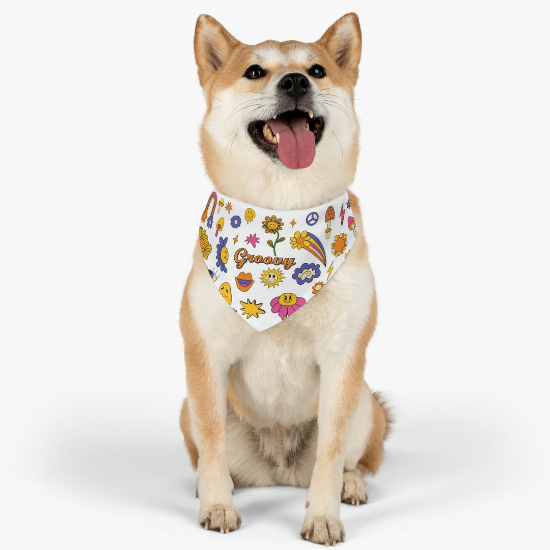 Collar de bandana para mascotas - Groovy