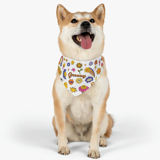 Pet Bandana Collar - Groovy