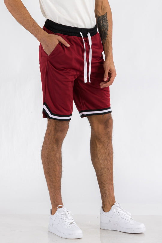 Mens Striped Basketball Active Jordan Shorts