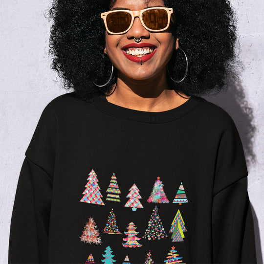 Damen-Sweatshirt „The Christmas Tree“.