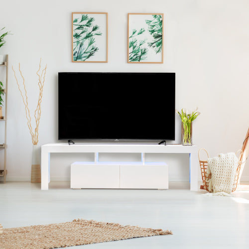 Morden TV Stand with LED Light