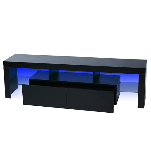 Morden TV Stand with LED Light