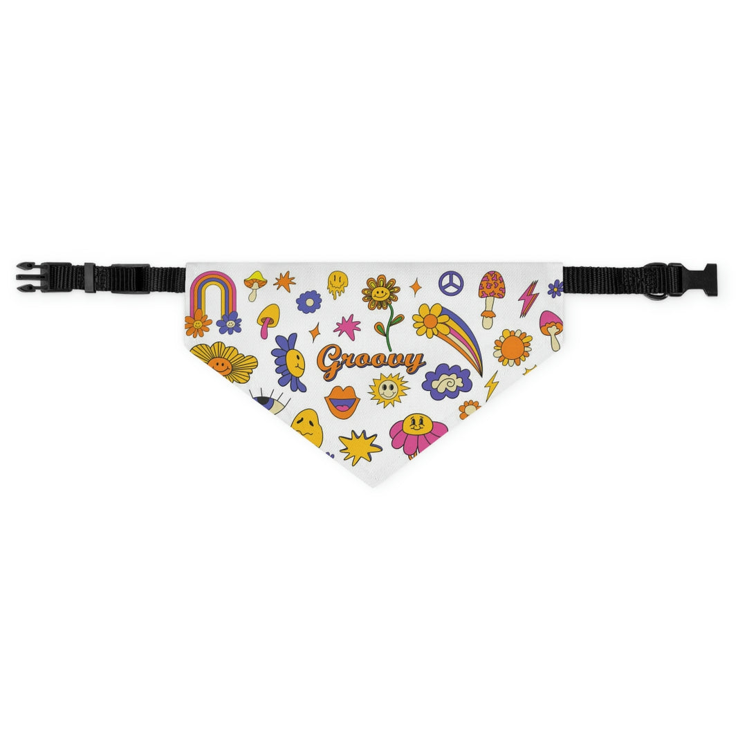 Collar de bandana para mascotas - Groovy