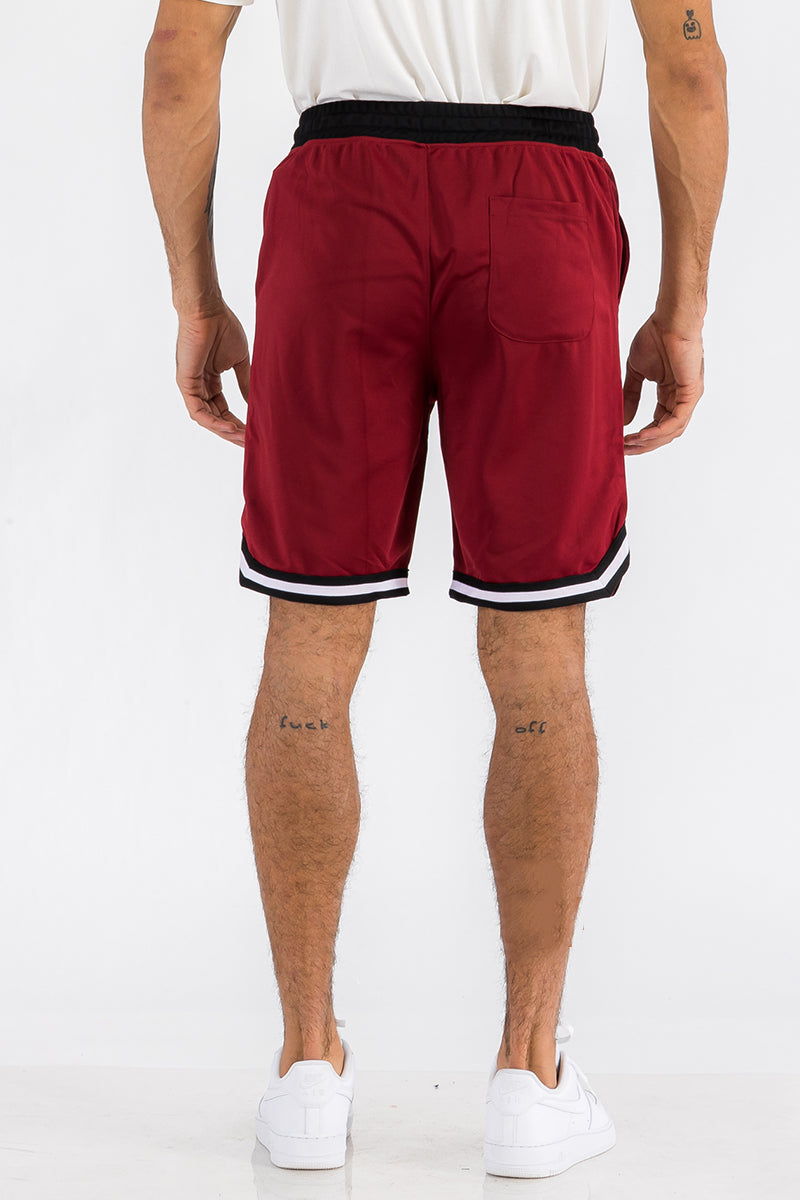 Mens Striped Basketball Active Jordan Shorts