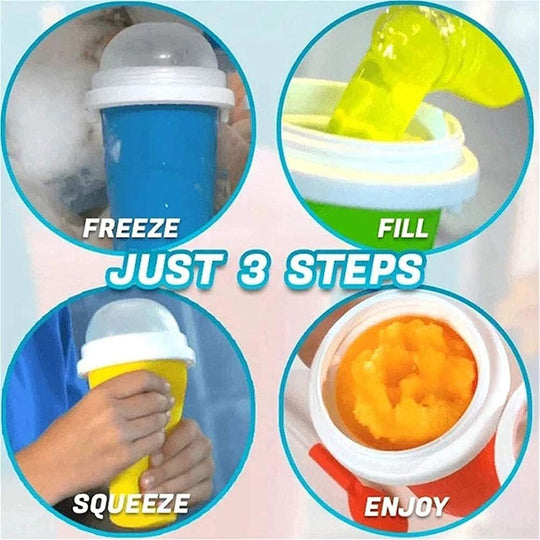 Slushy Maker Taza de hielo de viaje portátil Taza de bebidas congeladas caseras